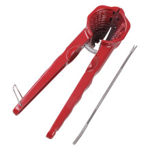 Lebensmittelechter Nussknacker aus Aluminium mit-Rotes Set