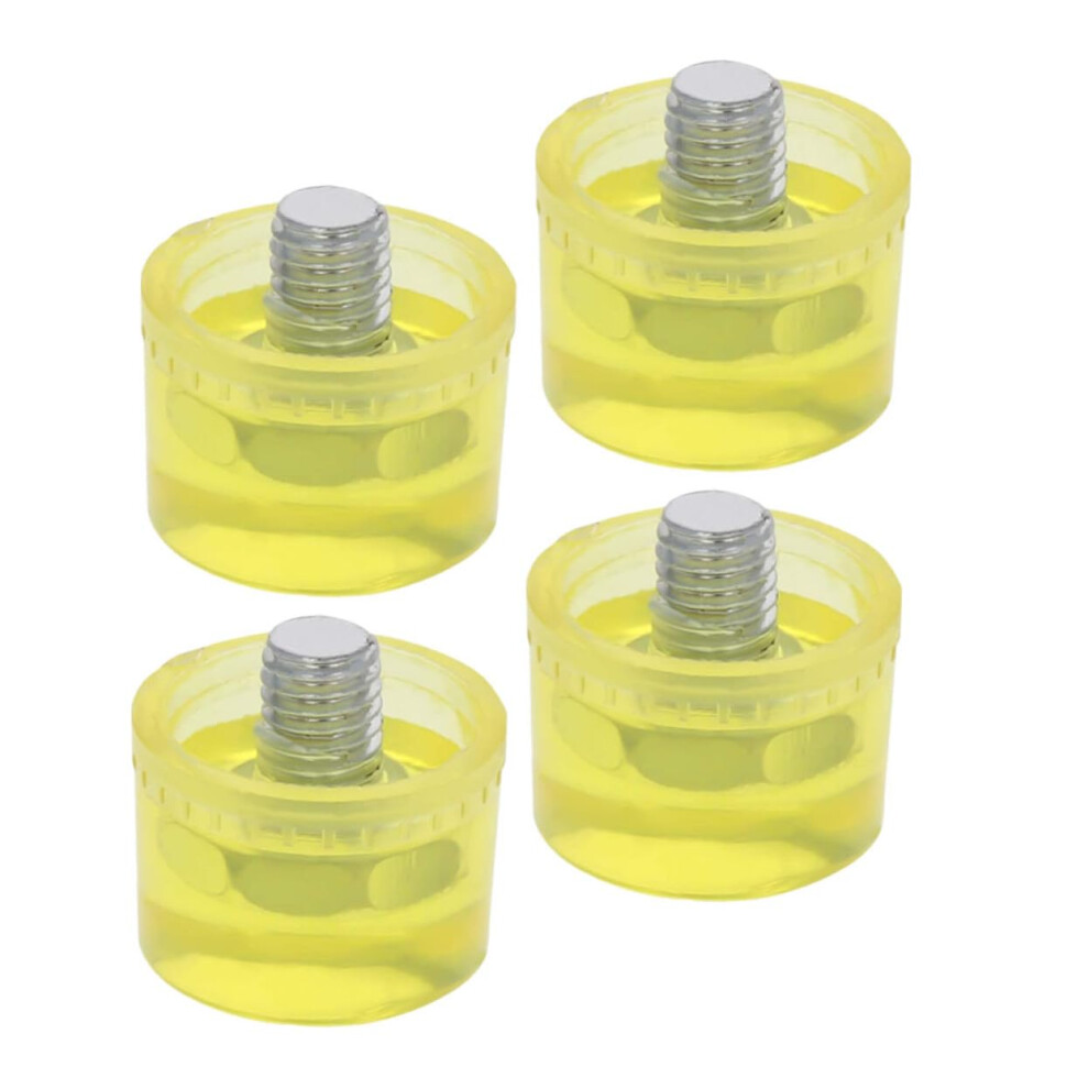 Rubber Striking Head Replacement Mallet Tips 4 Pcs Shockproof For Furniture Assembly And Delicate Material Handling 9365049815475