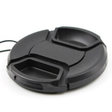 58mm Camera Lens Cover Front Lens Cap ABS Plastic Lightweight Protective Replacement for All Camera Lenses