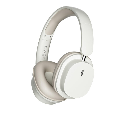 Bluetooth Headset with Noise Reduction, Long Battery Life, Multi-Function Wireless Gaming Headset, D Dome White
