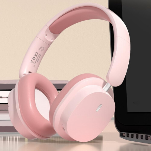 Bluetooth Headset with Noise Reduction, Long Battery Life, Multi-Function Wireless Gaming Headset, D Dome White 1