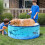 Foldable Kiddie Pool with SlipResistant Base and QuickDrain for Kids and Pets Summer Fun 5
