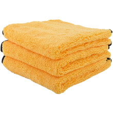 Chiffons en microfibre ultra-absorbants de qualité professionnelle pour le nettoyage automobile, anti-rayures, non pelucheux, double face,