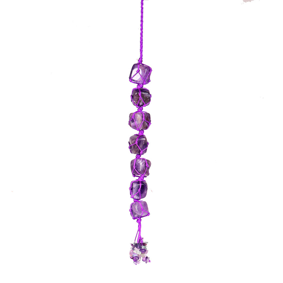 Chakra Alignment, Quality Construction 7 Chakra Stone, Promotes Inner Peace For Meditation Spaces, Enhances Car Interior Aesthetics Durable Quality 9190834242064