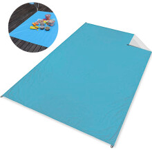 Quick-dry Lightweight Picnic Blanket, Waterproof Sand-proof Outdoor Mat, Ripstop Nylon Hiking Camping Companion, Windproof Travel Mat For Music Festiv