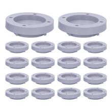 Antivibratiepads voor wasmachines, extra sterke antislippads, geluidsdempende antislippads, perfect voor thuisgebruik, waterdicht en UV-bestendig.