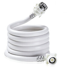 Wasmachine-inlaatslang, scheurbestendige wasmachine-waterinlaatslang met aansluitingen, flexibele inlaatslang van hoogwaardig PVC-materiaal,