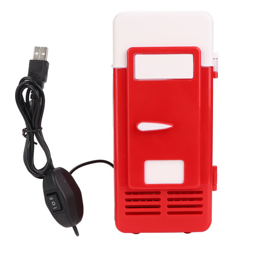 Portable Mini Usb Cooler For Desk, Plug & Play Refrigerator With Quick Cooling Function