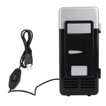 Portable Mini Usb Cooler Perfect For Desk, Cooling Heating Usb Device With Plug & Play Refrigerator For Home Office