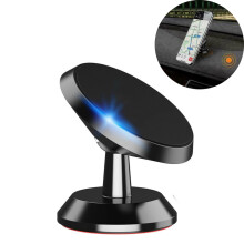 Magnetische Armaturenbretthalterung, Mini-Tragbarer Ständer mit superstarkem Klebstoff, Magnetische Handyhalterung für 360-Grad-Drehung,