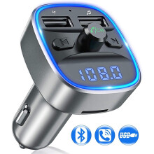 Revolutionize Your Drive with Bluetooth 5.3 FM Transmitter, Experience Uninterrupted Music Streaming