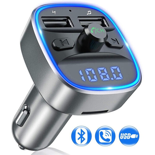 Revolutionize Your Drive with Bluetooth 5.3 FM Transmitter, Experience Uninterrupted Music Streaming