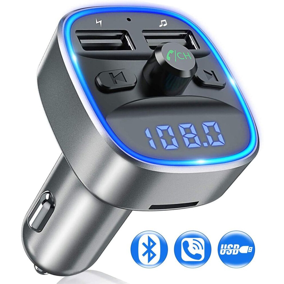 Revolutionize Your Drive With Bluetooth 5.3 Fm Transmitter, Experience Uninterrupted Music Streaming 9176269148447