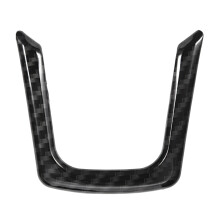 Rivestimento di lusso in fibra di carbonio per volante, compatibile con Jaguar XF F-Pace 2016-2019. Design accattivante, decorazione alla moda,