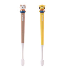 Kids Toothbrush, Non-Slip Handle, Safe Material, Filament Soft Bristles, Cartoon Lovely Design for Engaging Oral Care