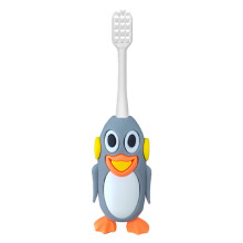 Rechargeable Kids Electric Toothbrush, Cute Design With Feathered Bristles For Gentle Plaque Removal, Three Types Of Brush Heads For Customized Cleani