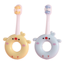 Travel Toothbrush For Toddlers, Bright Colors Baby Oral Care Tool With Wide-handle, Playfully-designed Grasping Aid, Soft Bristle Protection, Perfect