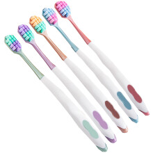 Three-Sided Oral Care, Tongue Cleaner, Summit+ Soft Bristles, Ergonomic Grip, Innovative Design for Enhanced Oral Health, Family Pack for Sensitive Te