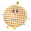 Cartoon Pattern Lamb Wool Seat Pad High Density Foam-Yellow 1