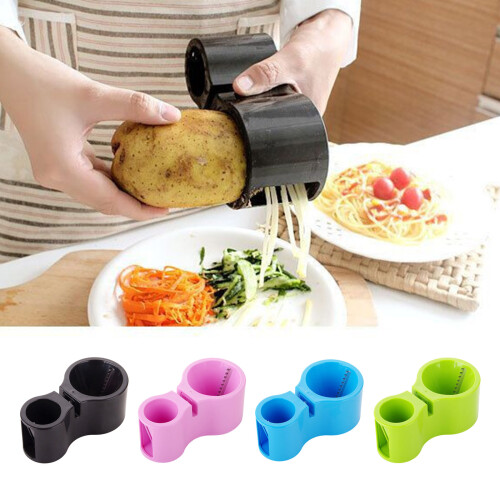Spirals Double Head Spiralizer Slicer Cutter Integrated-Blue 2