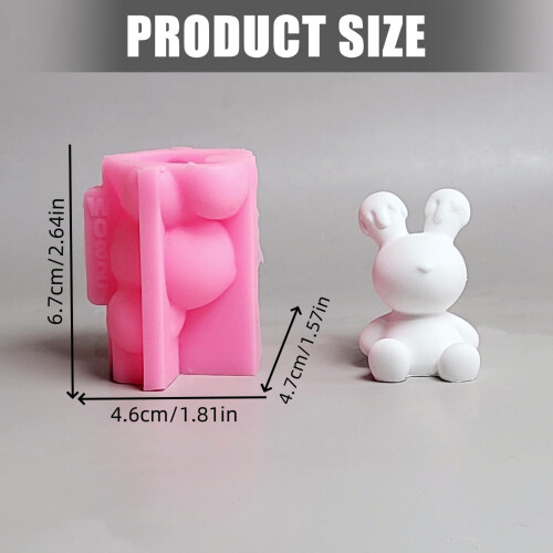 Silicone Candle Making Molds,Bear Epoxy Resin Casting Mold for 2
