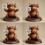 Harze, Highlands-Kuh-Figuren, Gartendekoration,-C 2