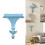 Flexible Hanging Resin Storage Rack-NX0182B light blue 3