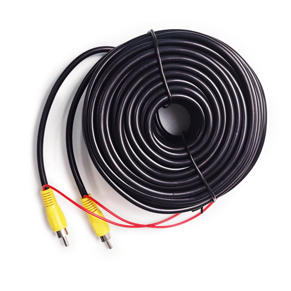 Backup Camera Shielded Video Extension Cable For Car Rear View Camera, Rca Compatible 9189345968082