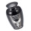Modern Aluminum Ashes Container With Secures Seal Lid-Black 1
