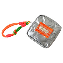 Durable Waterproof Sanitary Pad Case With Silver Bowknot-o