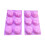 Silicone Dessert Molds 6 Different Flower Shape Soap Making-1 5