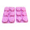 Silicone Dessert Molds 6 Different Flower Shape Soap Making-1 6