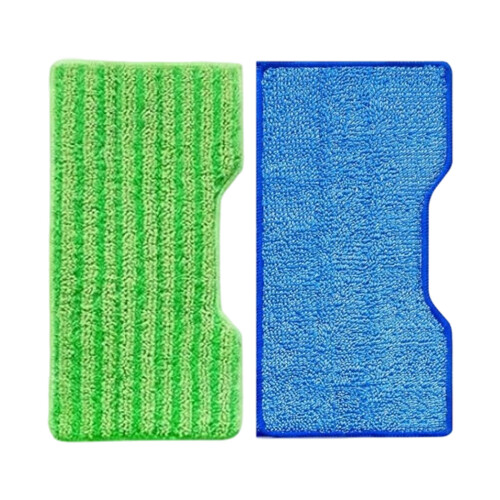 Set van 6 robuuste dweilpads, herbruikbare-Smaragdgroen 1