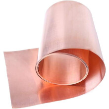 Copper Metal Sheet Foil Plate, 99.9% Pure Copper Foil Sheet Thin Cu Metal Foil Roll, Purity Pure Copper Strip 0.5mm*10mm*1m Bronze Ref: 1980