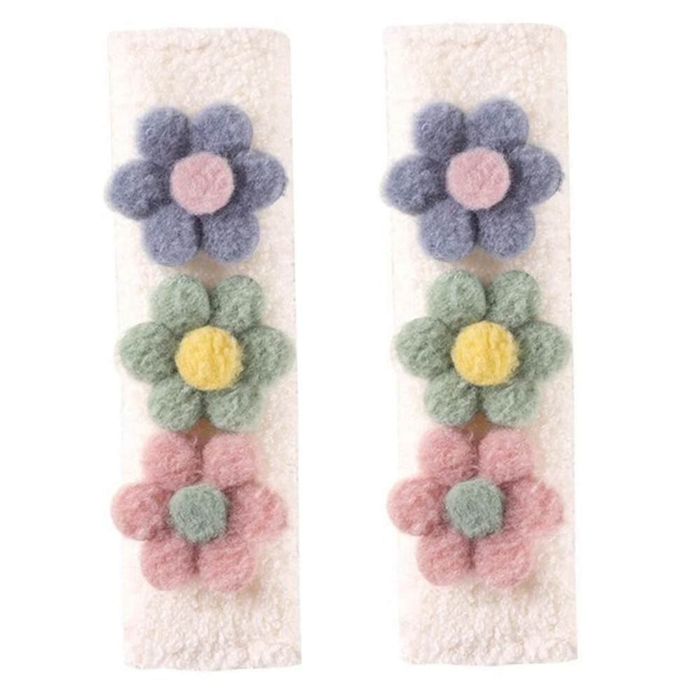 Seatbelt Covers 2 Pieces Universal Fit Car Seat Belt Pads For Women Kids Flower Soft Cute 9412369036858