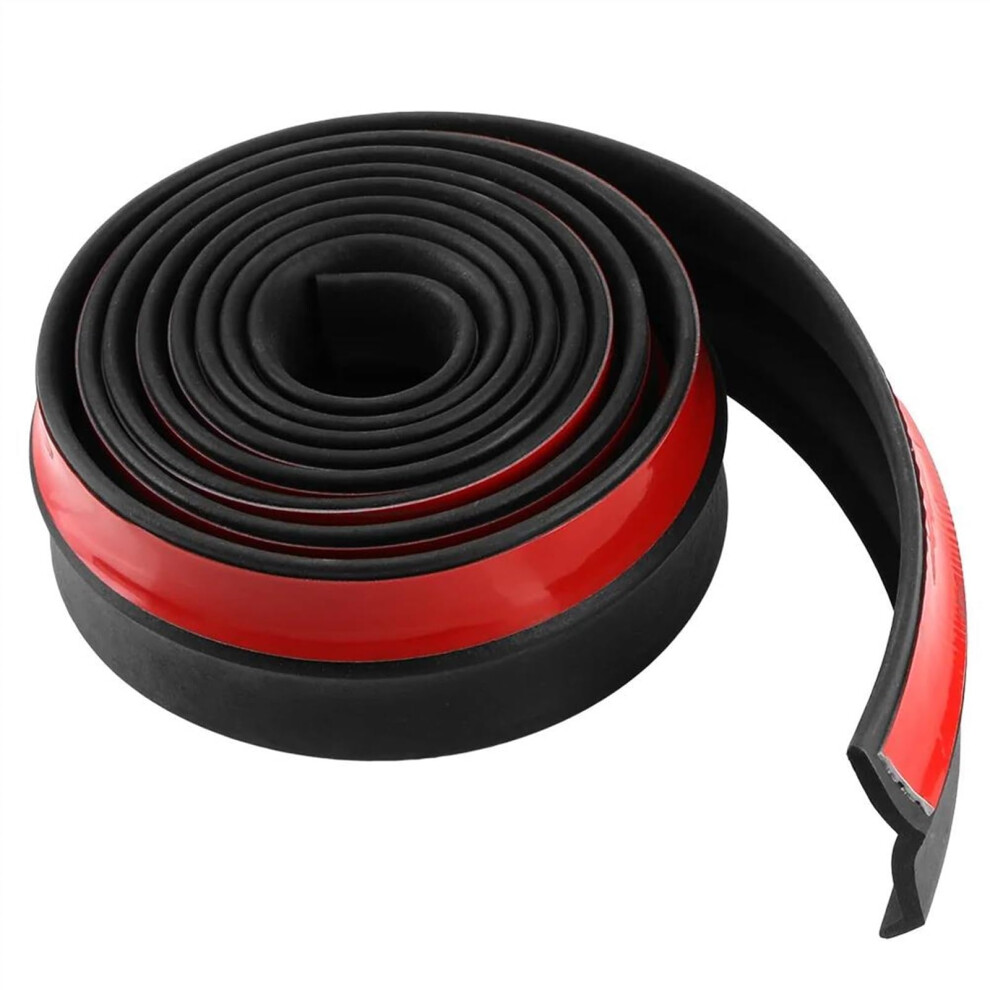 Car Lip Skirt 2.5M Universal Bumper Lip With 60Mm Rubber Side Skirts Spoiler For Collision Protection 9189345968471