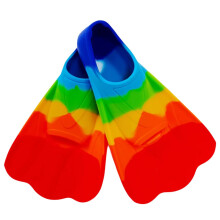 Snorkeling Swim Fin Adjustable Silicone Fins Flexible Textured Breathable For Speed Swimming And Diving