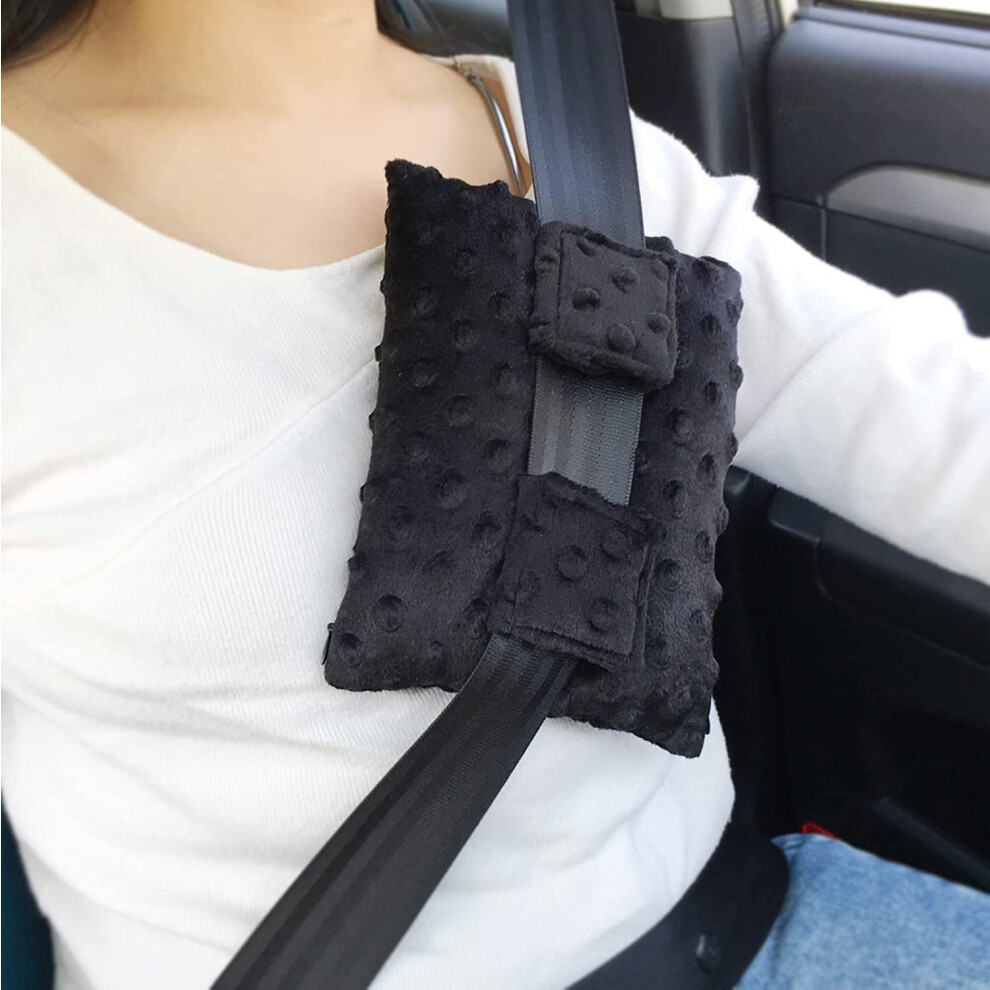 Mastectomy Pillow PostSurgery Chest Protector Cushion Pacemaker Recovery OpenHeart Lumpectomy Black Minky Dot