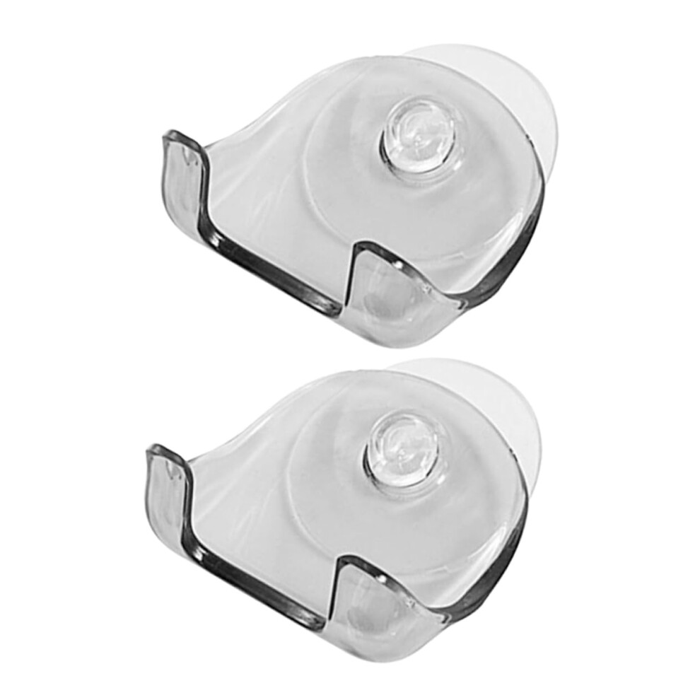 Pack of 2 Shaving Cartridge with Suction Cup Car Scraper Small Brush Razor Holder