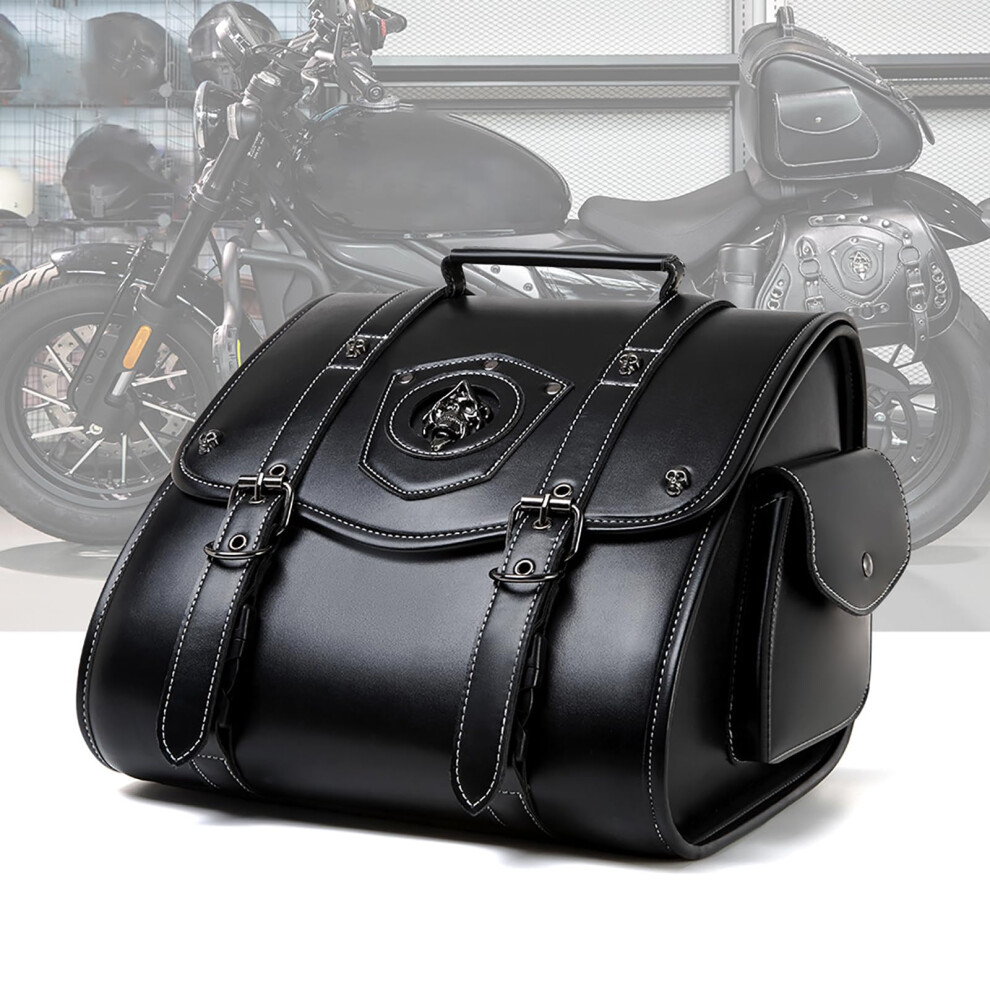 Motorcycle Leather Tail Bag For Sym Cruisym 150/180 Joyride 125/200 Jet 14/Jetx 125/150 Waterproof Box Easy Install 9189345968983