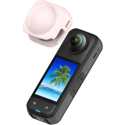 Silicone Camera Caps For Lens Anti Collision Protective Covers With Dustproof Elastic Straps White 2