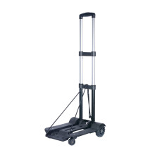 Hand Truck Luggage Trolley Folding Trolley with 55 kg Load Capacity, Lightweight 4 Wheel Trolley