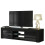 TV Unit 130cm Loom - Black with Gloss Doors 8
