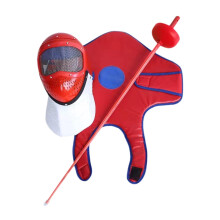 Fencing Sport Mask For Children Lightweight Portable Breathable Protective Gear Practice Sword Set
