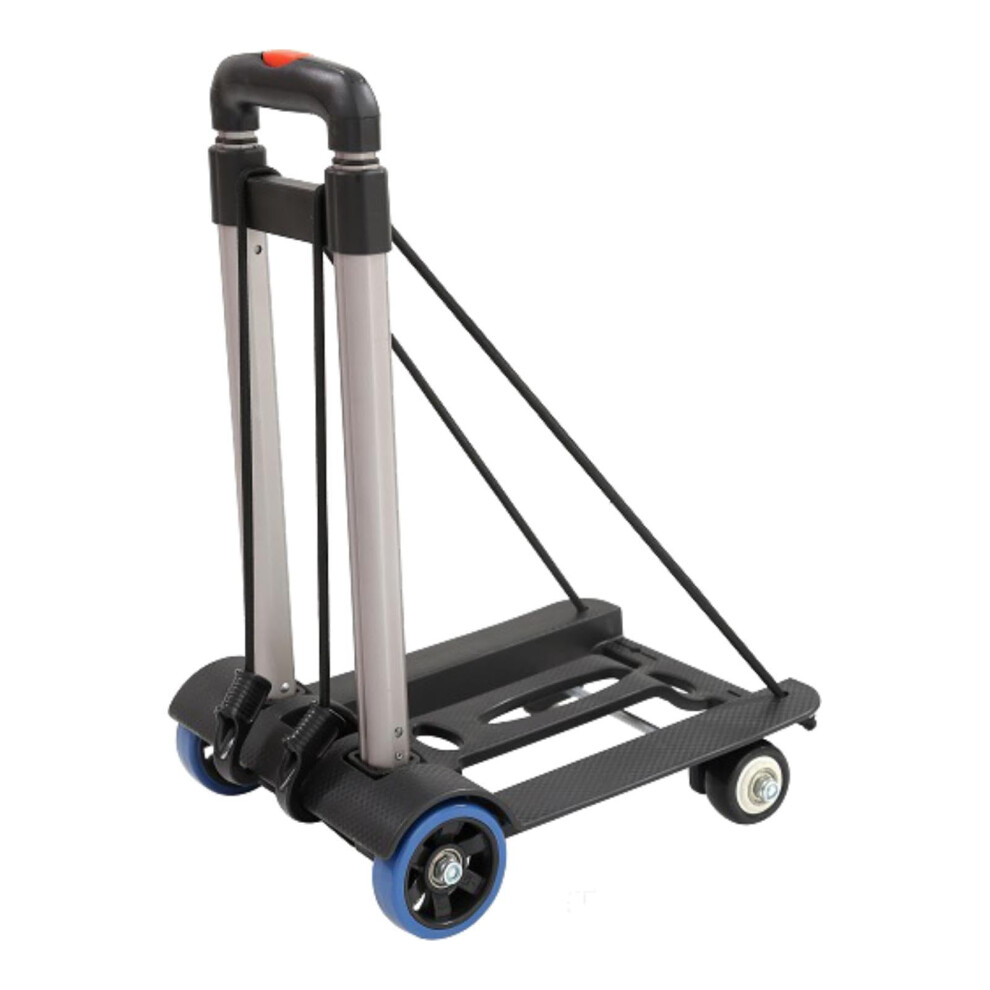 Folding Sack Truck Shopping Cart With Wheels, Movable Compact Furniture Wheel Cart, Multipurpose Luggage Cart 9365049764612
