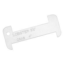 Clear Acrylic Lobster Measure Practical Construction For
