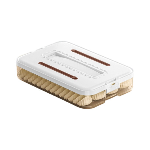 Durable Freezer Safe Meal Preps Boxes With Locking Lids-White 1