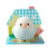 Funny Flocking Bird Statue Compacts Office-blue and white 1