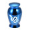 Snake Pattern Memorial Urn For Pet Durable Water Resistant-Blue 1