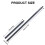 Aluminum Alloy Extension Rod Microphone Extender with-210mm 3